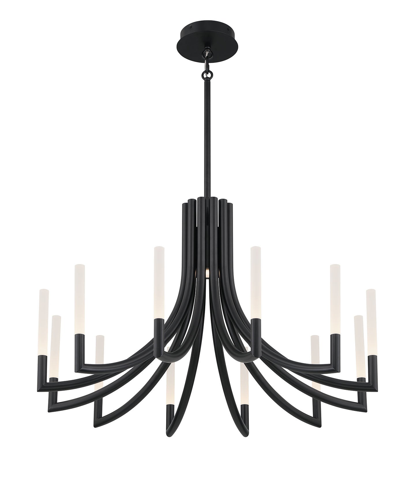 Olette 12-Light 36" Integrated LED Chandelier