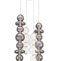 Atomo 4-Light 50" Integrated LED Multi Drop Chandelier