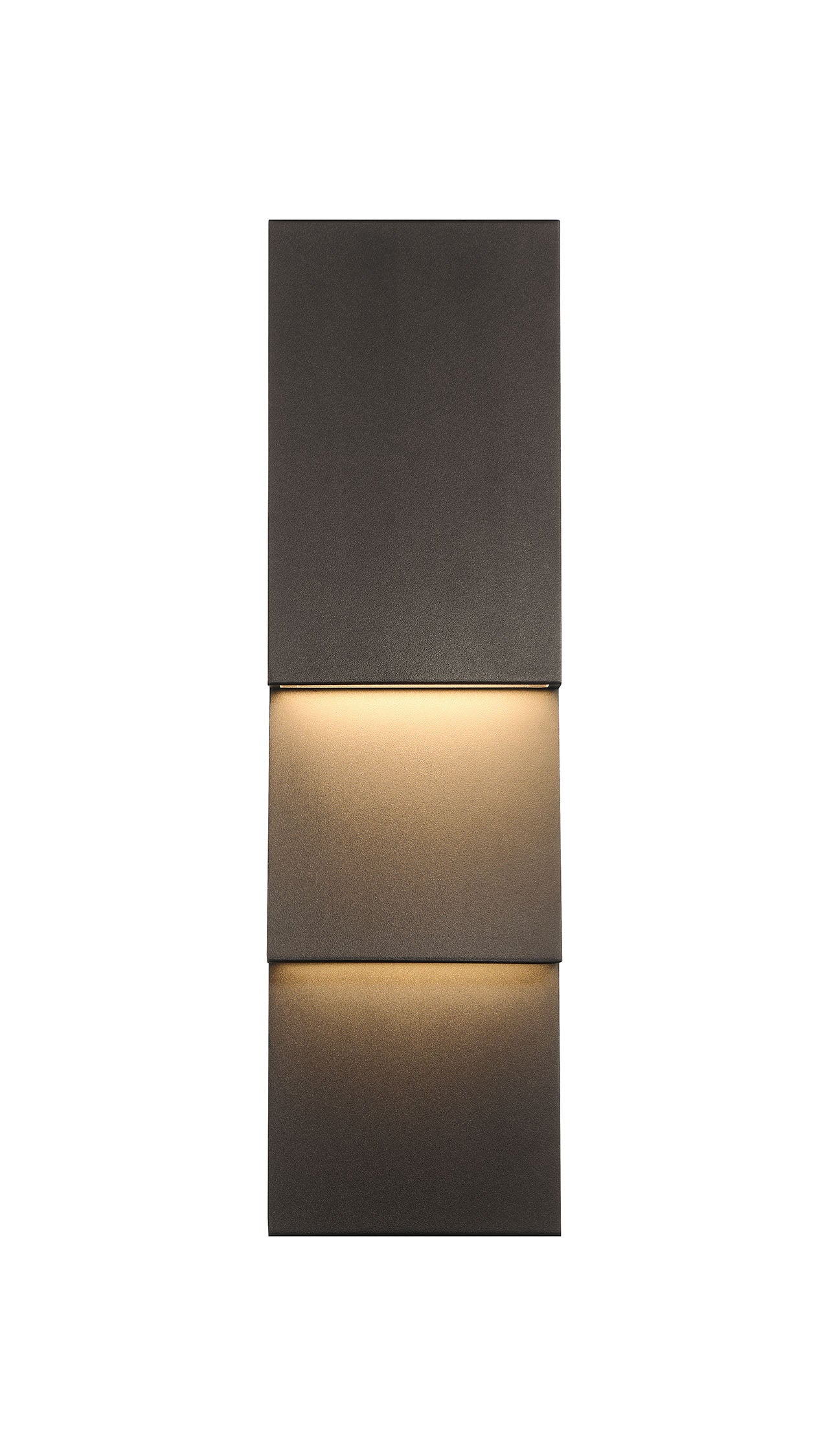 Nanton 2-Light 19" Integrated LED Outdoor Wall Sconce