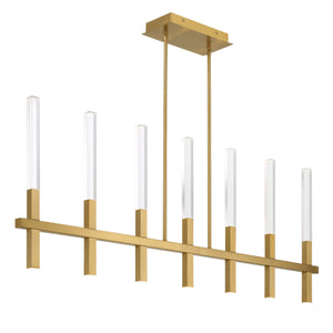 Benicio 7-Light 46" Integrated LED Linear Chandelier