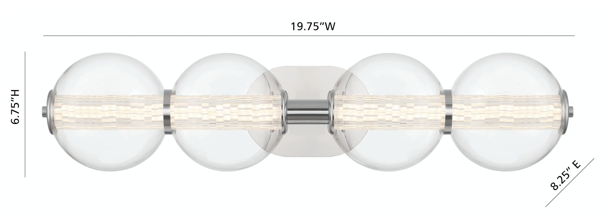 Atomo 4-Light 30" Integrated LED Vanity