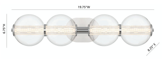 Atomo 4-Light 30" Integrated LED Vanity
