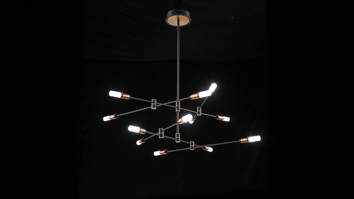Albany 12-Light 41" Integrated LED Chandelier