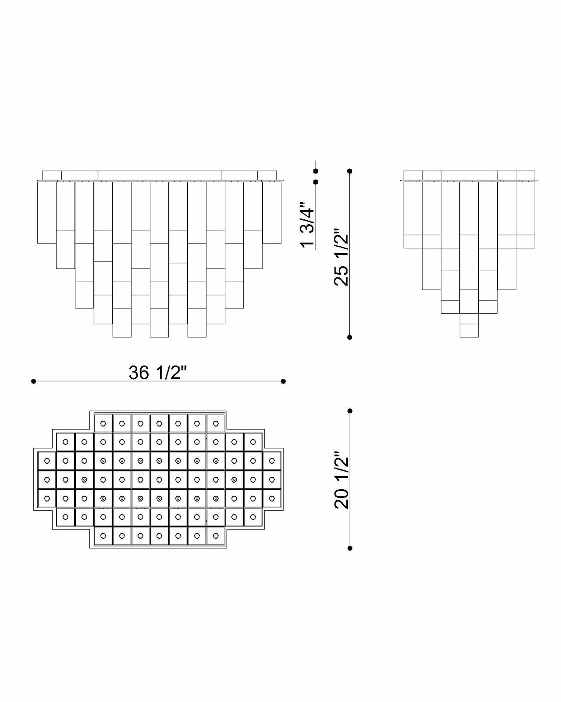 Altesa 23-Light 36" Flush Mount