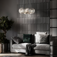 Kepler 7-Light 18" Integrated LED Multi Drop Chandelier