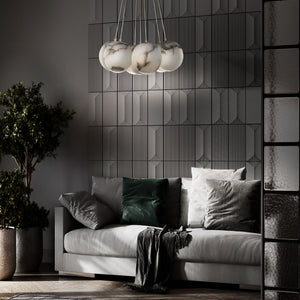 Kepler 7-Light 18" Integrated LED Multi Drop Chandelier