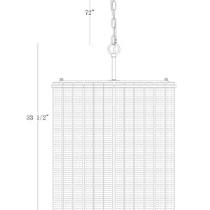 Glasbury 2-Tiers 8-Light 27" Chandelier