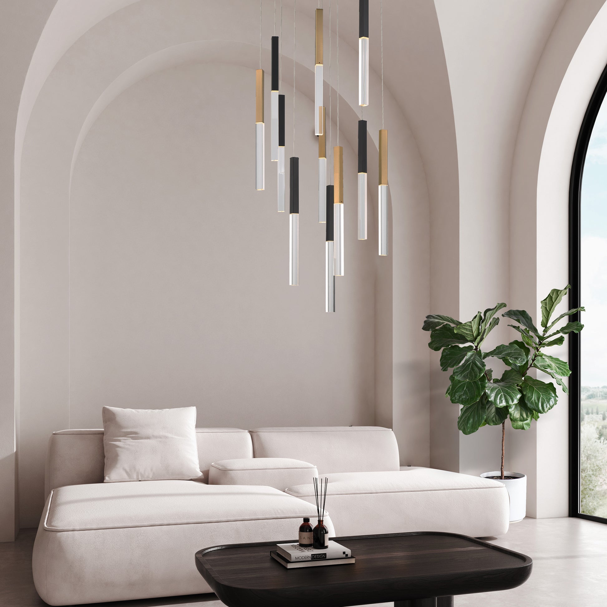Benicio 18-Light 42" Integrated LED Chandelier