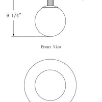 Carnagie 12" Integrated LED Flush Mount