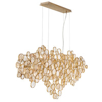 Trento 15-Light 56" Linear Chandelier