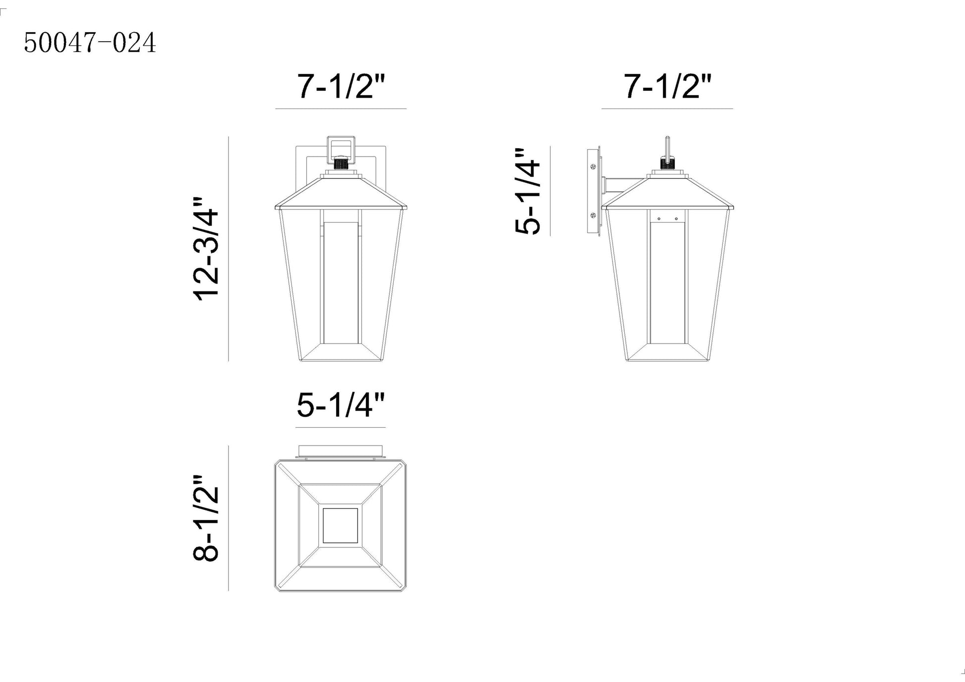 Andson 13" Integrated LED Outdoor Wall Sconce
