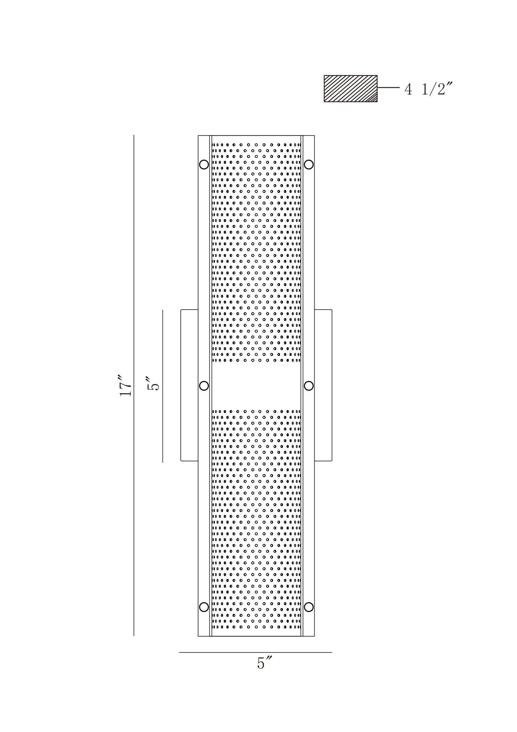 Westcliffe 2-Light 17" Integrated LED Outdoor Wall Sconce