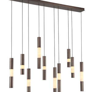 Ronda 10-Light 50" Integrated LED Linear Chandelier