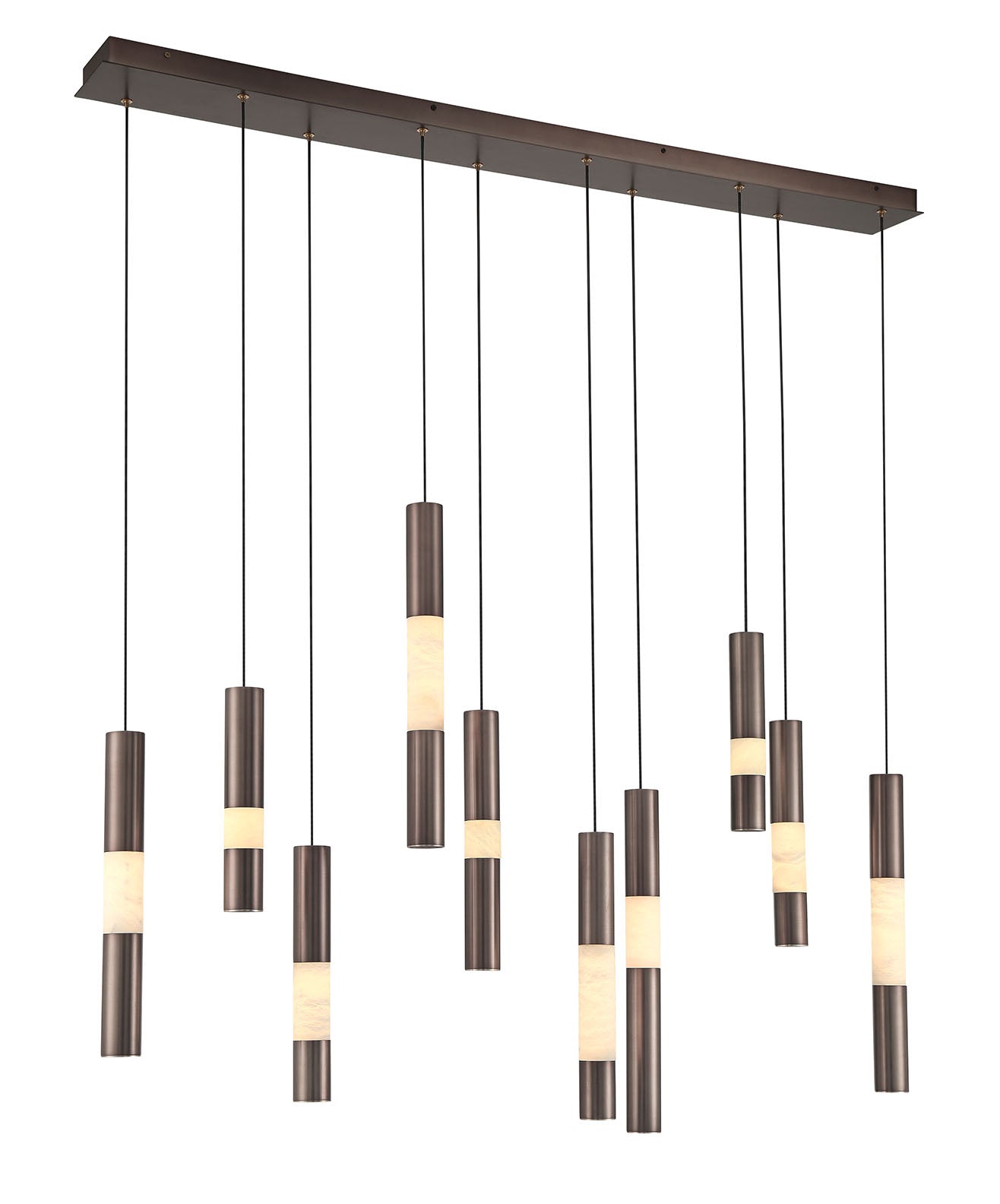 Ronda 10-Light 50" Integrated LED Linear Chandelier