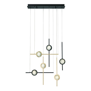 Barletta 6-Light 32" Integrated LED Multi Drop Chandelier