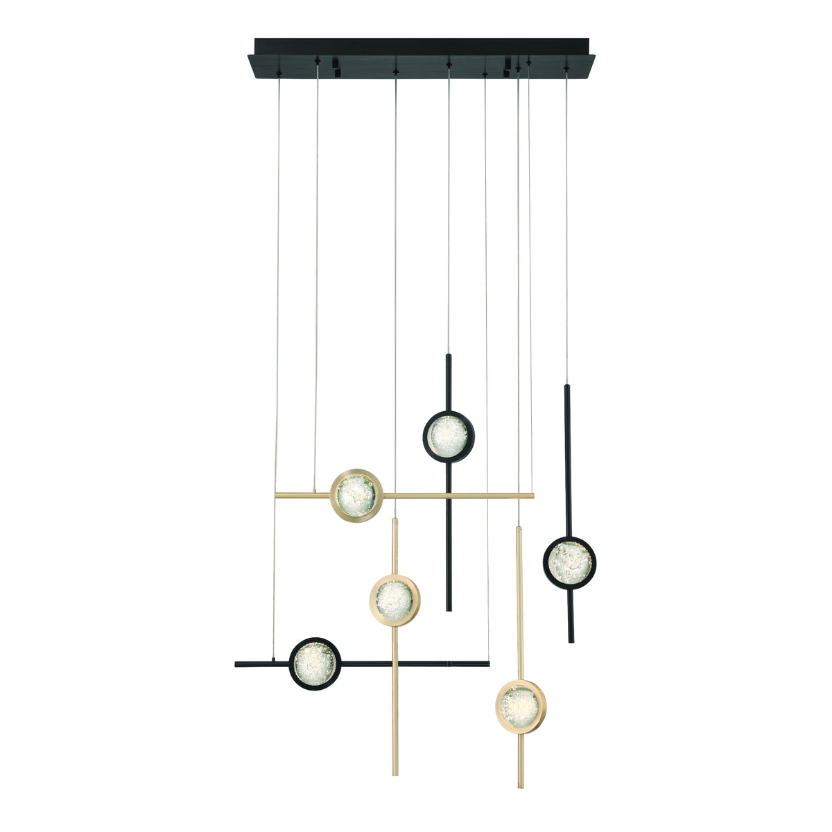 Barletta 6-Light 32" Integrated LED Multi Drop Chandelier