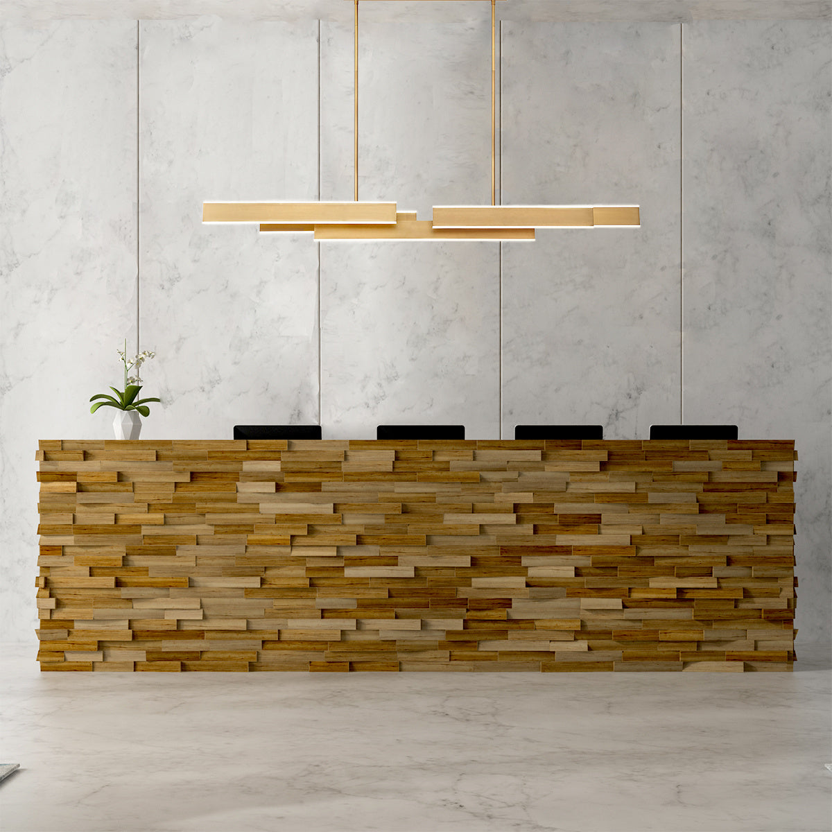 Cameno 55" Integrated LED Linear Chandelier