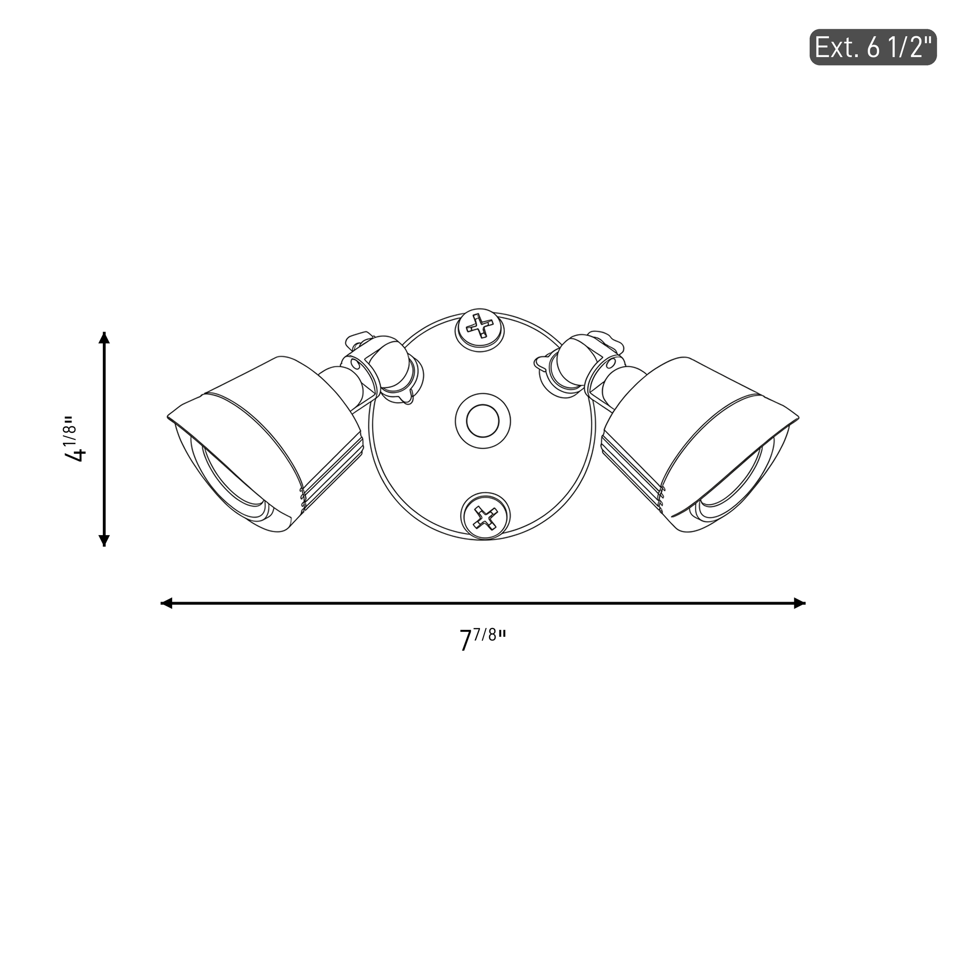 4-FLOOD-A2-3000K-WH - 4-FLOOD-A2-3000K-WH_dimensioned_drawing_4k_123535