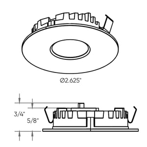 Super Puck 12V LED recessed superpuck, 5CCT