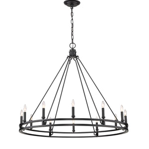 Dennison 12 Light Chandelier