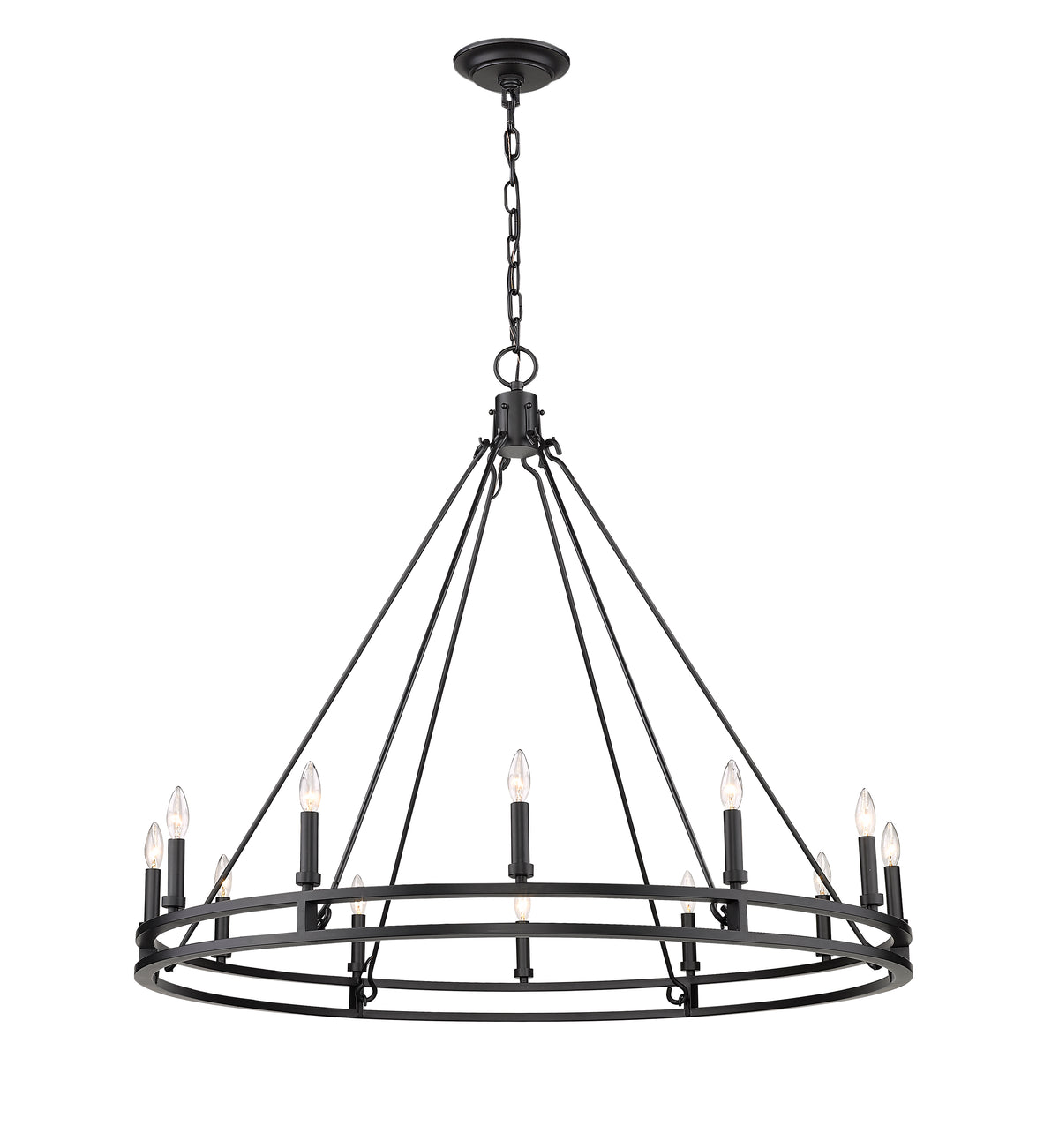 Dennison 12 Light Chandelier
