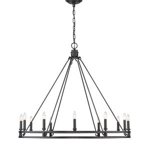 Dennison 12 Light Chandelier