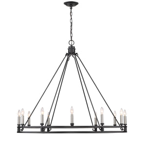 Dennison 12 Light Chandelier