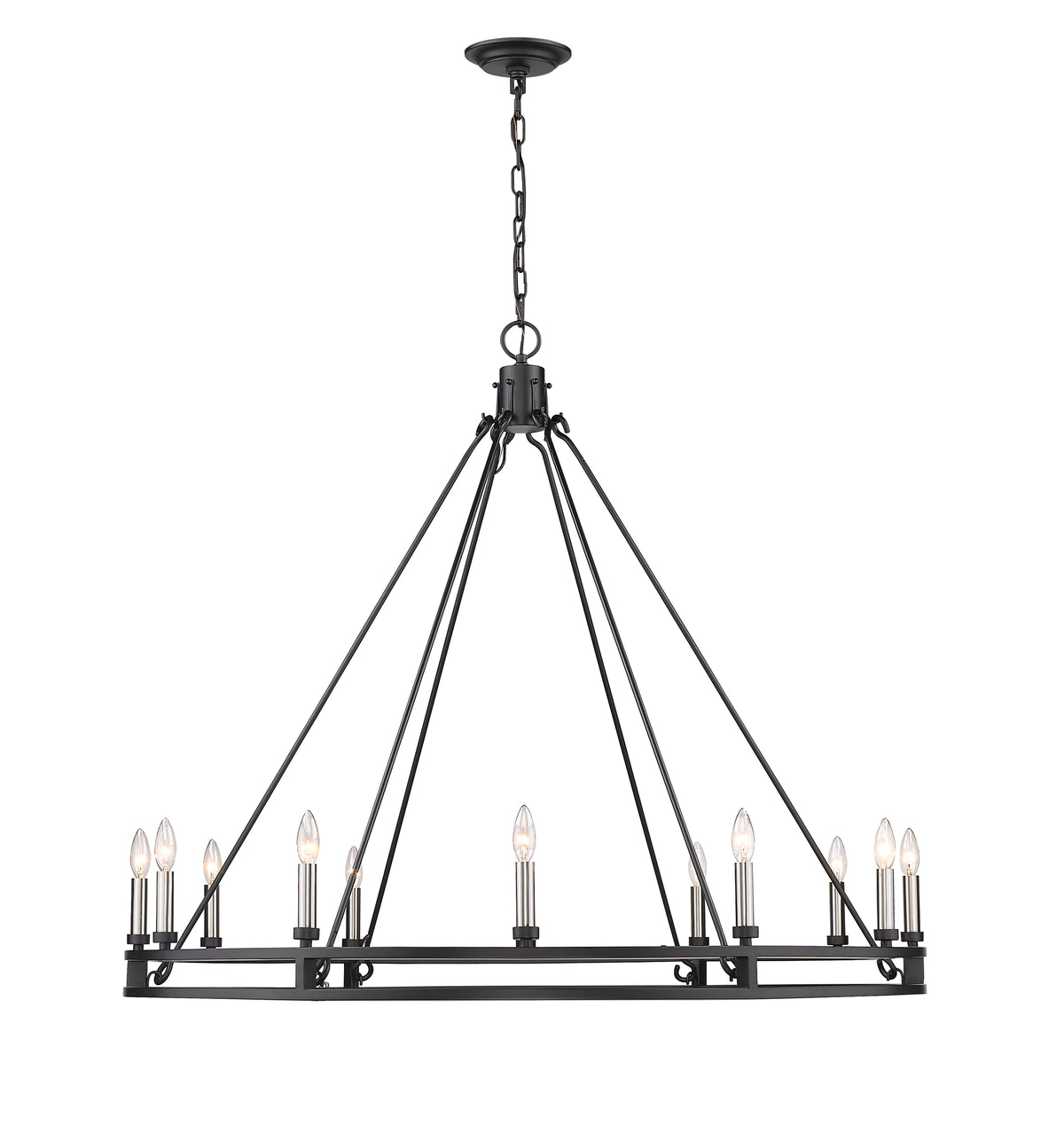 Dennison 12 Light Chandelier
