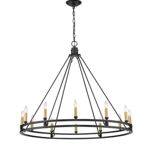 Dennison 12 Light Chandelier