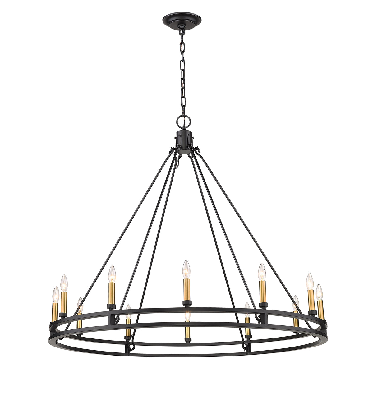 Dennison 12 Light Chandelier