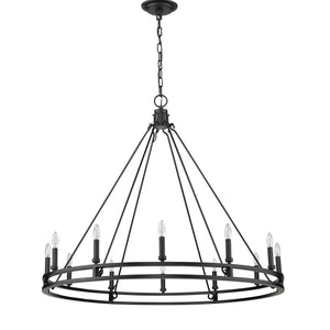 Dennison 12 Light Chandelier