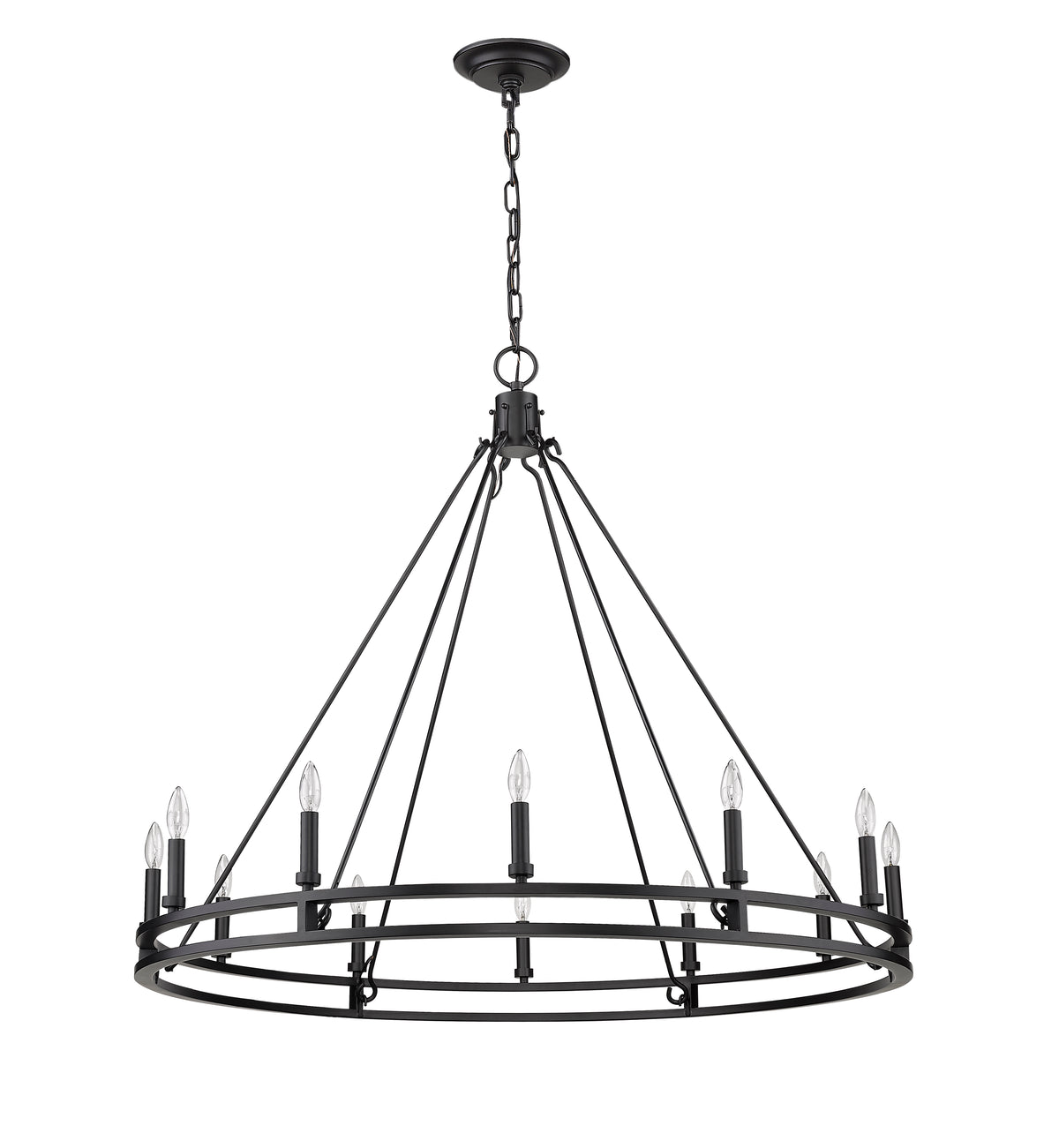Dennison 12 Light Chandelier