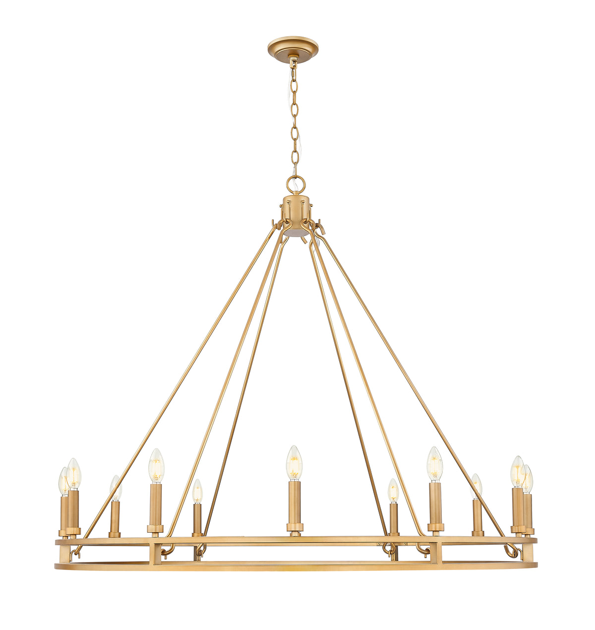 Dennison 12 Light Chandelier