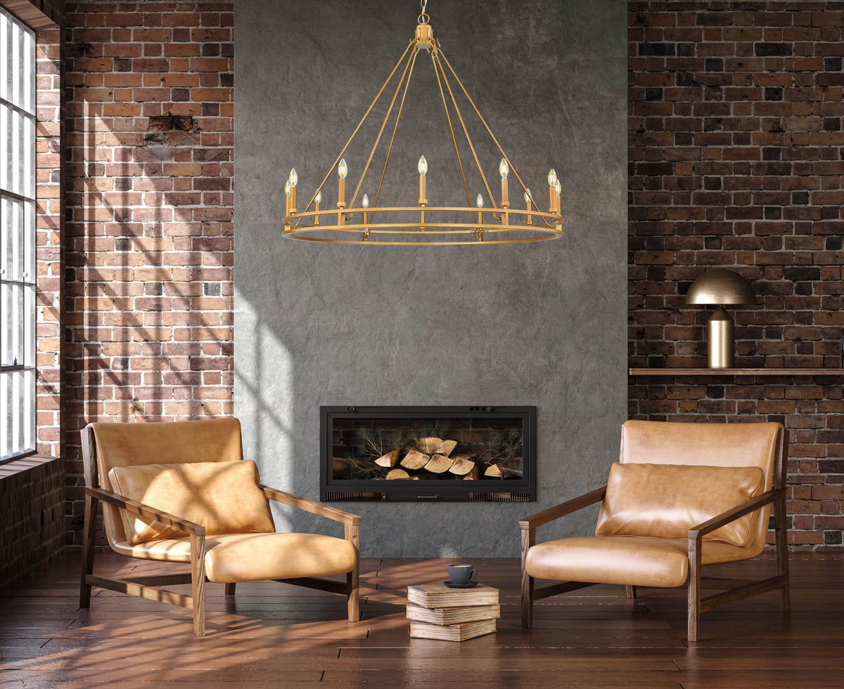 Dennison 12 Light Chandelier