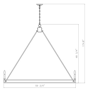 Dennison 16 Light Chandelier