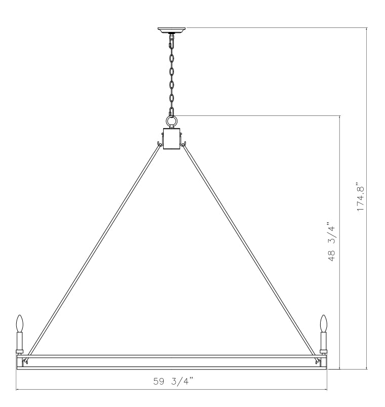 Dennison 16 Light Chandelier