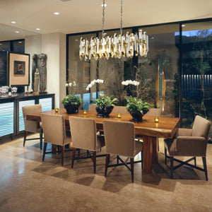 Bova 11 Light Linear Chandelier