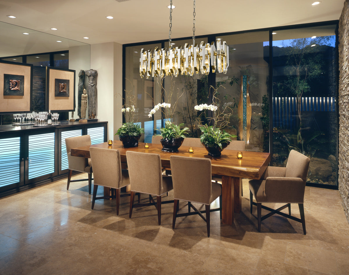 Bova 11 Light Linear Chandelier