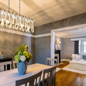 Bova 11 Light Linear Chandelier