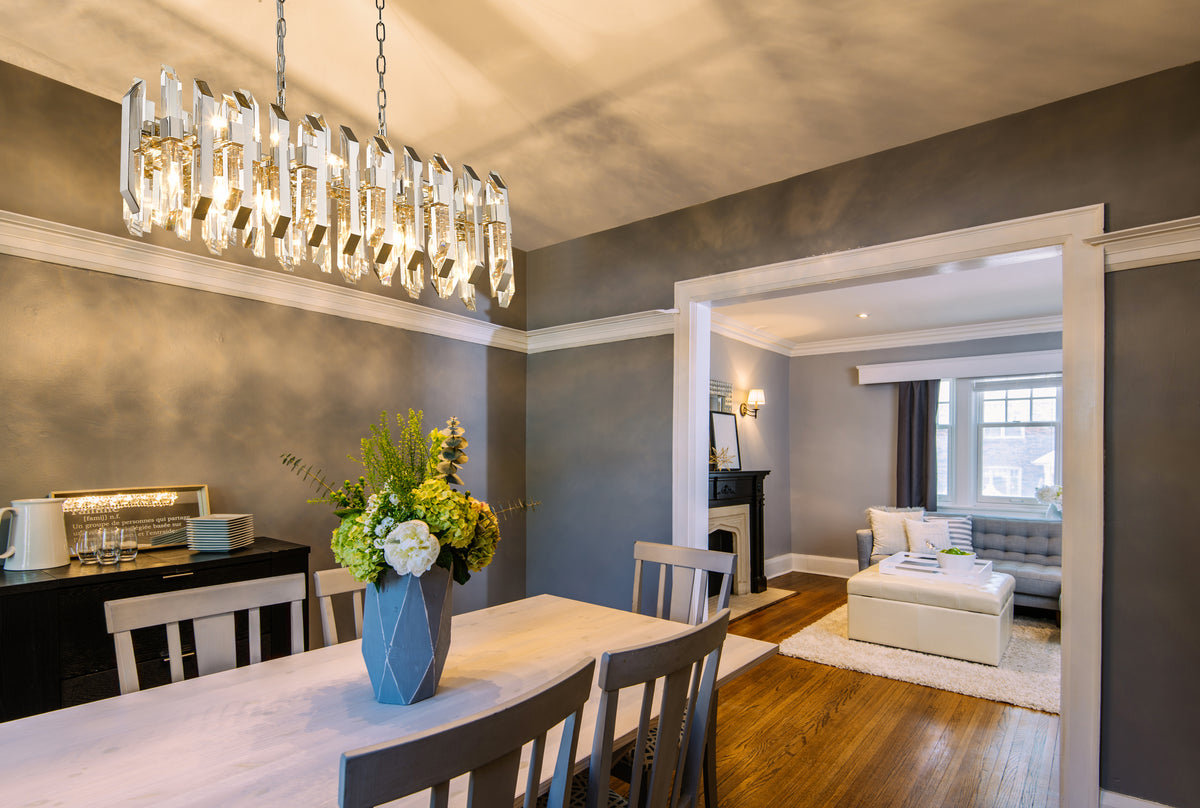 Bova 11 Light Linear Chandelier