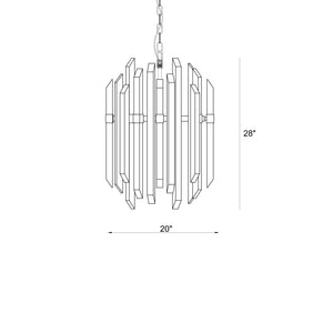 Bova 9 Light Chandelier