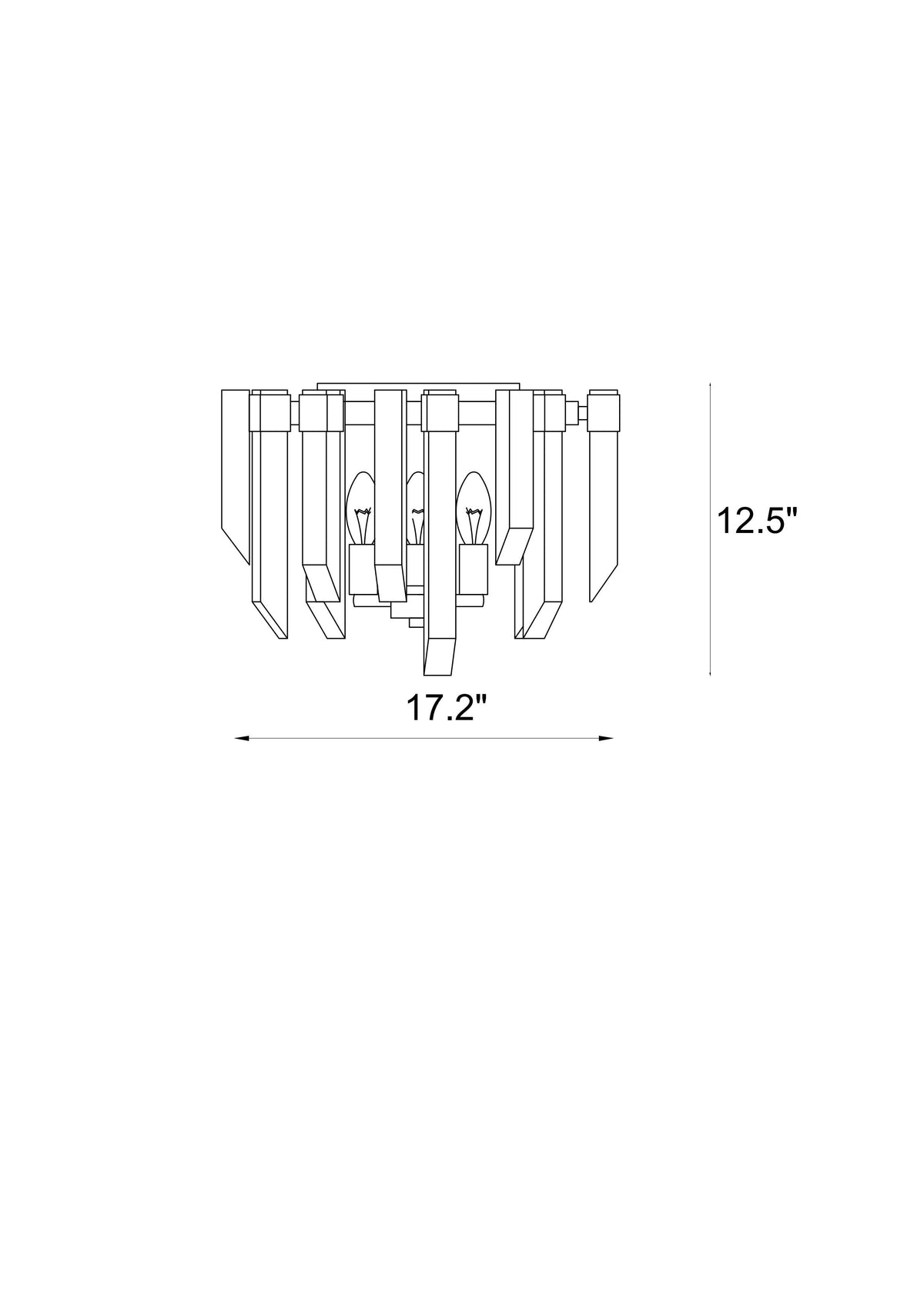 Bova 4 Light Flush Mount