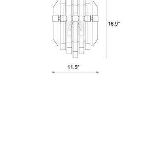 Bova 2 Light Wall Sconce