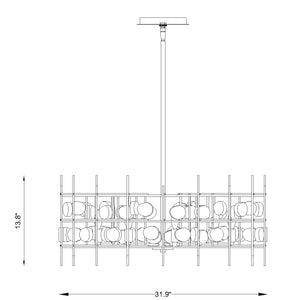 Garroway 9 Light Chandelier