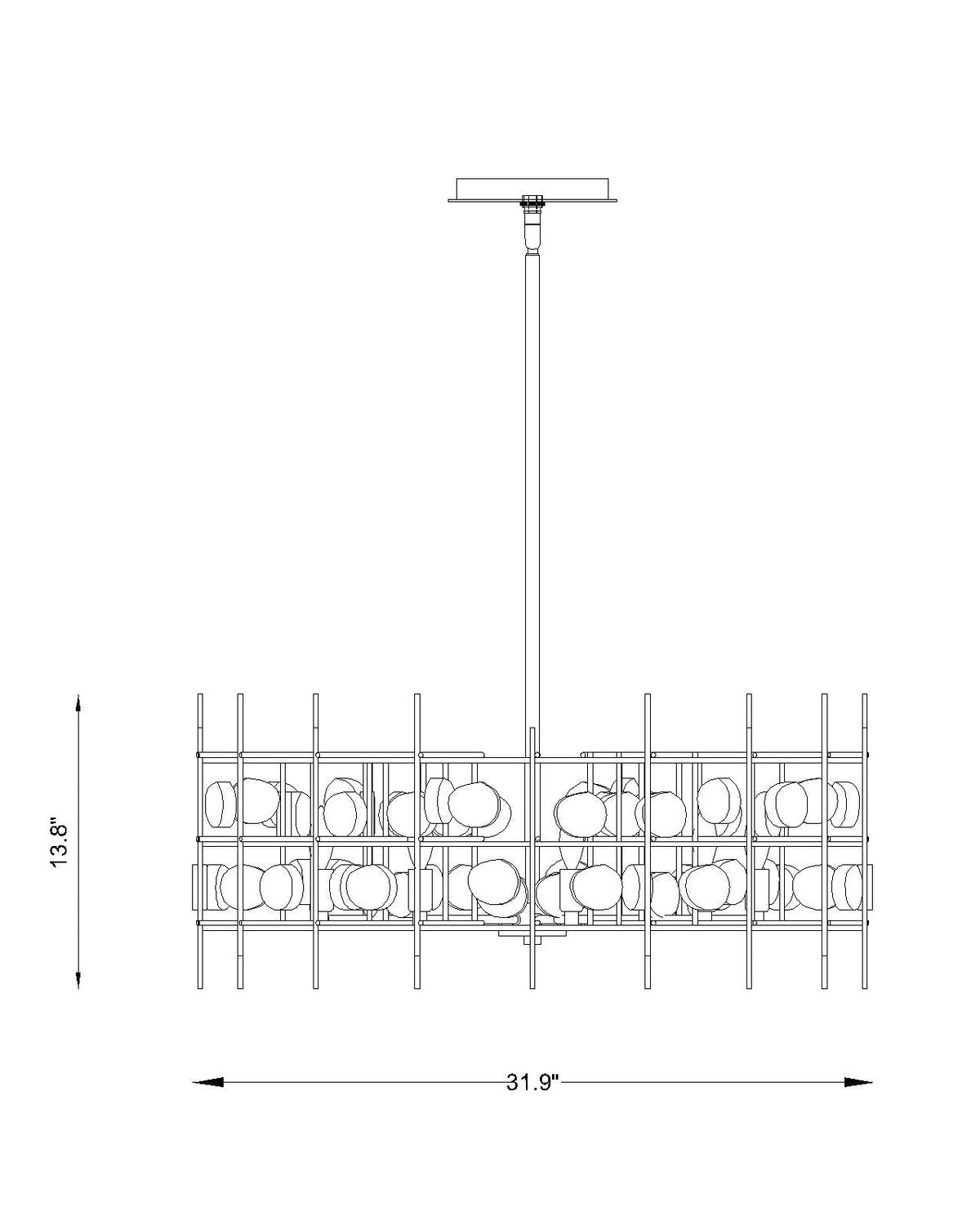 Garroway 9 Light Chandelier