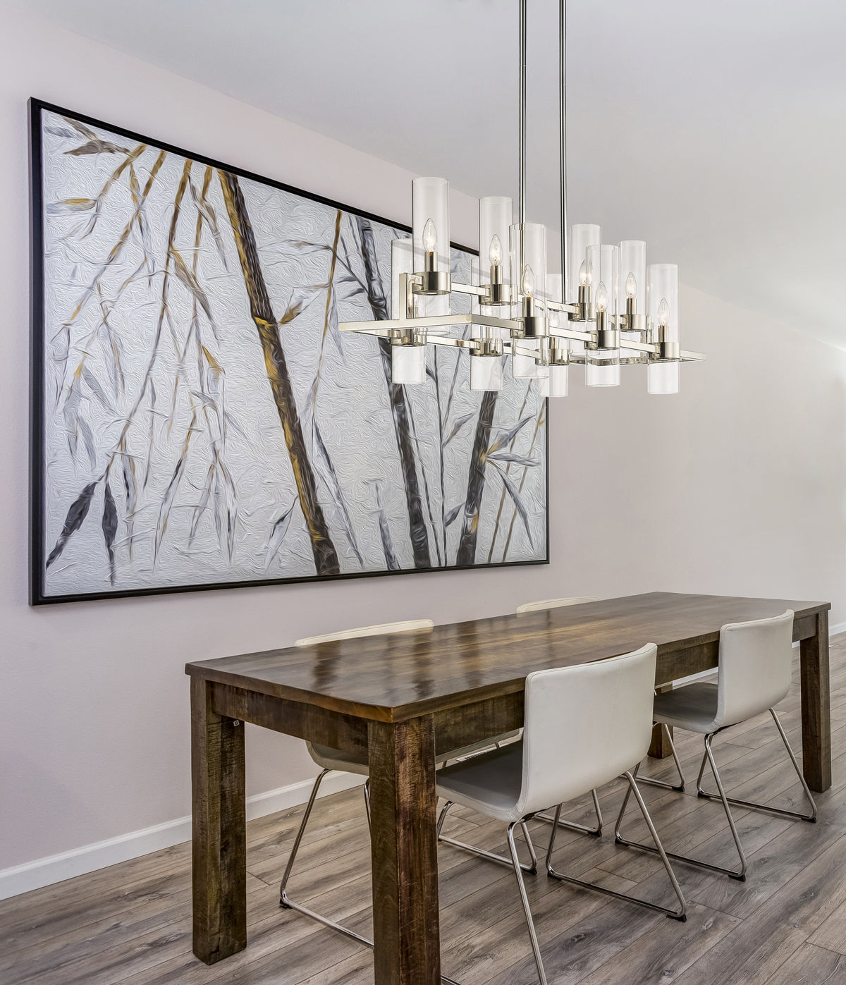 Datus 10 Light Linear Chandelier