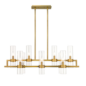 Datus 10 Light Linear Chandelier