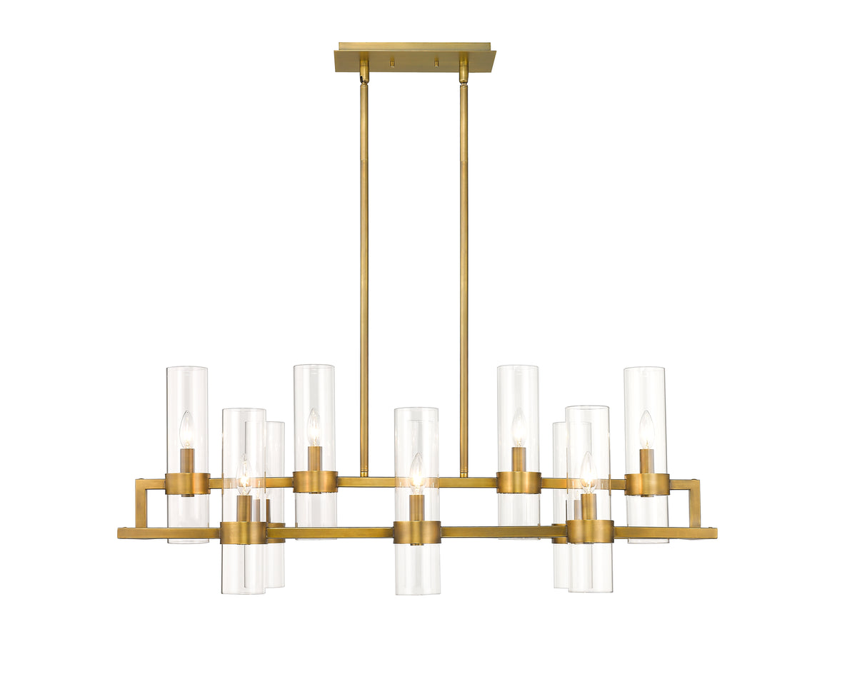 Datus 10 Light Linear Chandelier