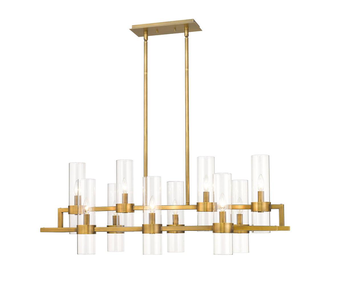 Datus 10 Light Linear Chandelier