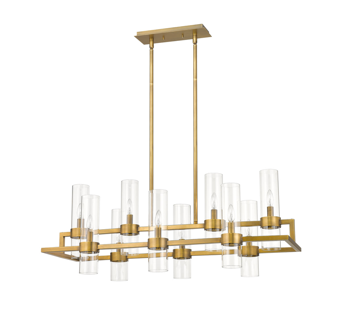 Datus 10 Light Linear Chandelier